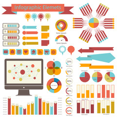 Fototapeta premium Detail infographics set. Information Graphics