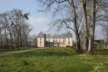 Fototapeta na wymiar Château de Beaumanoir Evran