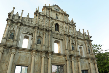 Fototapeta premium Cathedral of Saint Paul in Macau