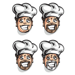 Cook. Vector illustration