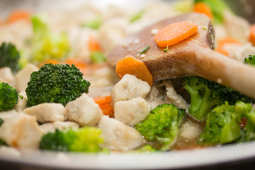 Cooking vegetable