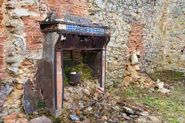 Broken house in Oradour sur Glane