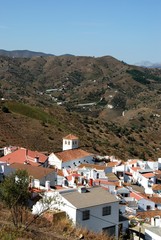 Fototapeta na wymiar White village, Iznate, Andalusia © Arena Photo UK