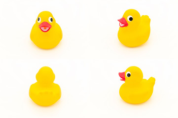 Yellow duck. (Collection 4 in 1)