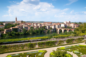 City of Albi across Tarn river