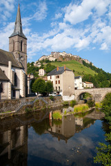 Fototapeta na wymiar City of Saint-Flour, France