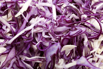 White and Red  Cabbage