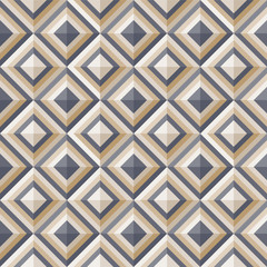 Fashion pattern with square diamonds