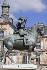 Fototapeta premium philip III equestrian statue