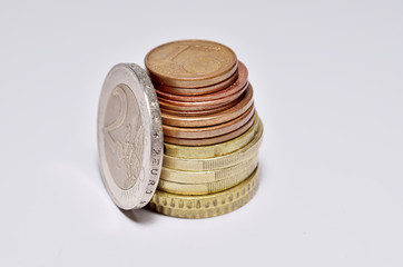 euro coins