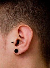 pierced ear