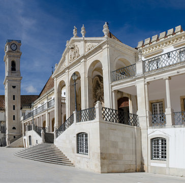 Main Building Of The Coimbra University