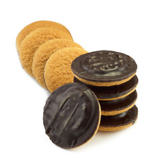 Jaffa cakes - traditional sweet cookies