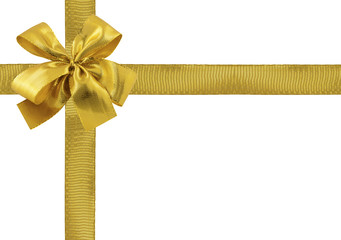 rubans dorés pour décoration emballage cadeau