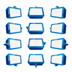 立体の吹き出し