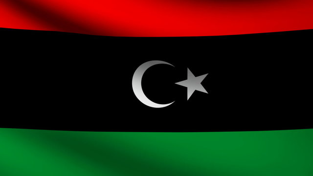 Libya flag.