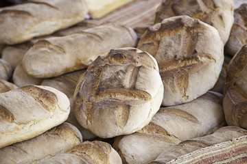 Traditional baked bread