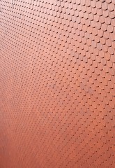 Obraz premium New red tiles roof background