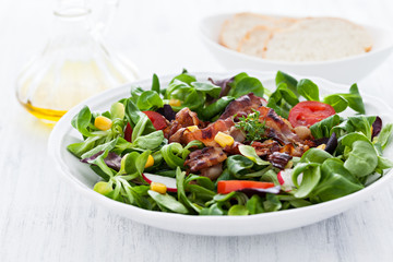 Salat mit Speck