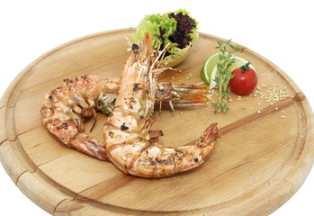 Королевская креветка-гриль