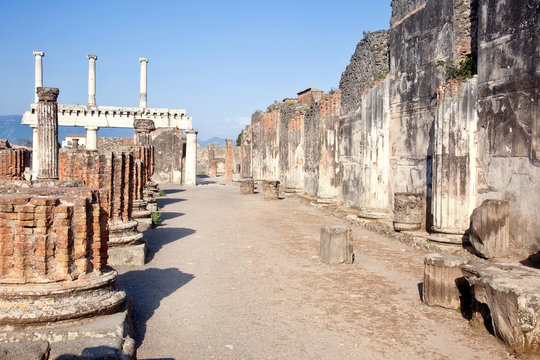 Pompeii. Town square