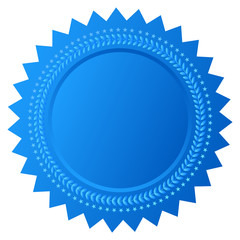 Blue star seal