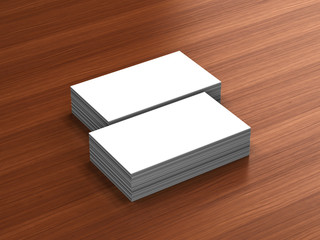 Business cards blank mockup
