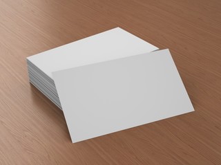 Business cards blank mockup