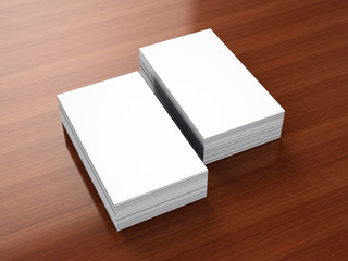 Business cards blank mockup