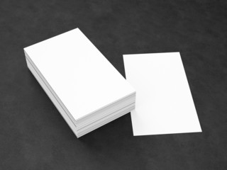 Business cards blank mockup