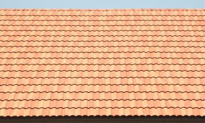 Tiles roof dual tone color.