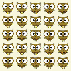 Obraz premium Owl background1