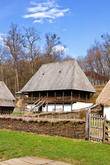 Fototapeta na wymiar Romanian ancient village