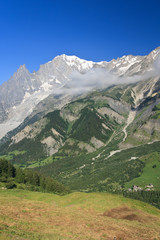 Valle d'Aosta - Ferret valley and mont Blanc