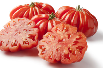 Organic whole and half Rebellion tomatoes