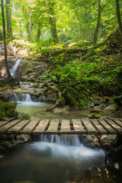 Sanang manora Waterfall, Phang Nga, Thailand
