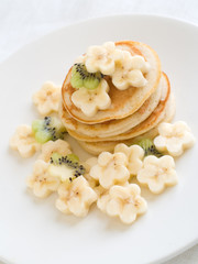 Pancakes with banana