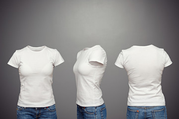 blank feminine t-shirt