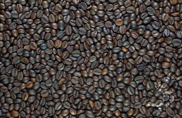 Dollar icon on coffee background and textured