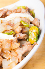 pork sisig a popular delicacy in the philippines