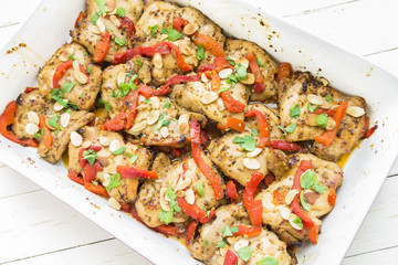 Honey Mustard Chicken Thighs