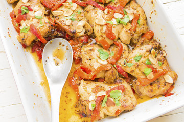 Honey Mustard Chicken Thighs