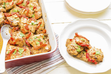 Honey Mustard Chicken Thighs