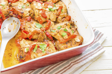 Honey Mustard Chicken Thighs