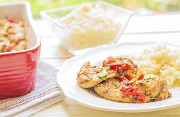 Honey Mustard Chicken Thighs