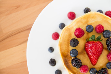Homemade pancakes