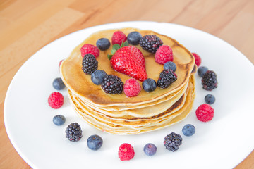 Homemade pancakes