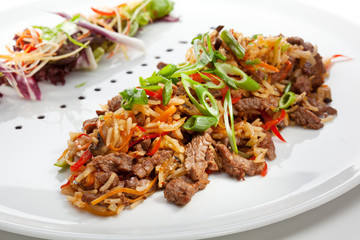 Fry Rice with Beef