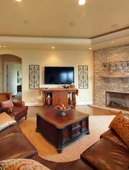 Beautiful Living Room in Luxury Home
