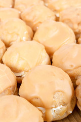 homemade very sweet candy cakes on desk